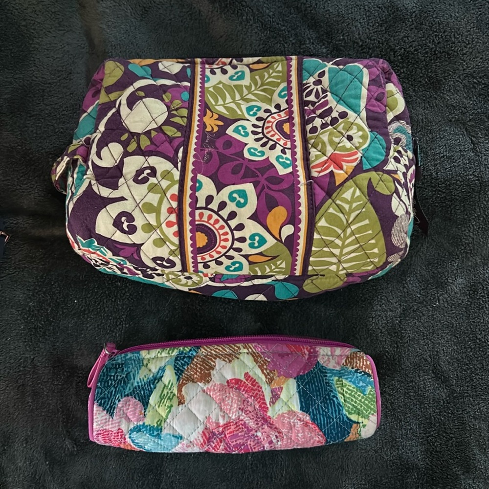 Vera Bradley (3 Pack) Make Up Cases